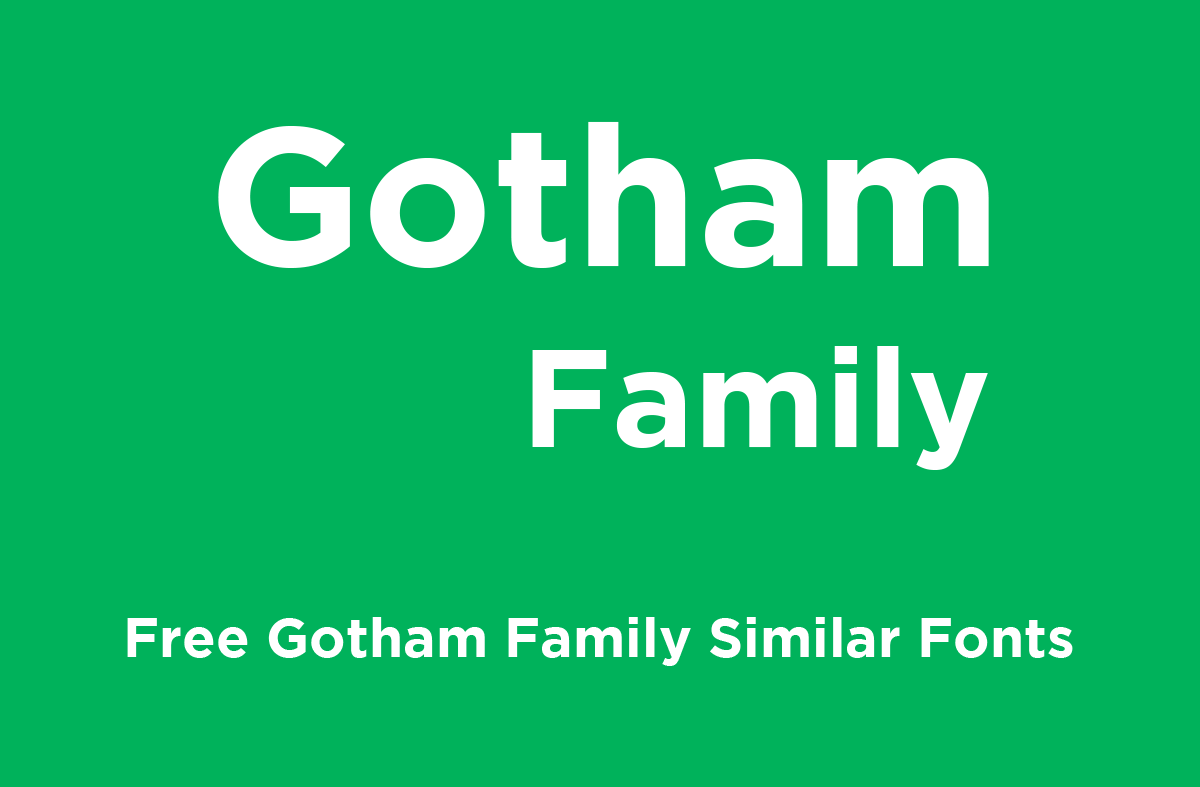 Gotham Fonts Free Download For Mac